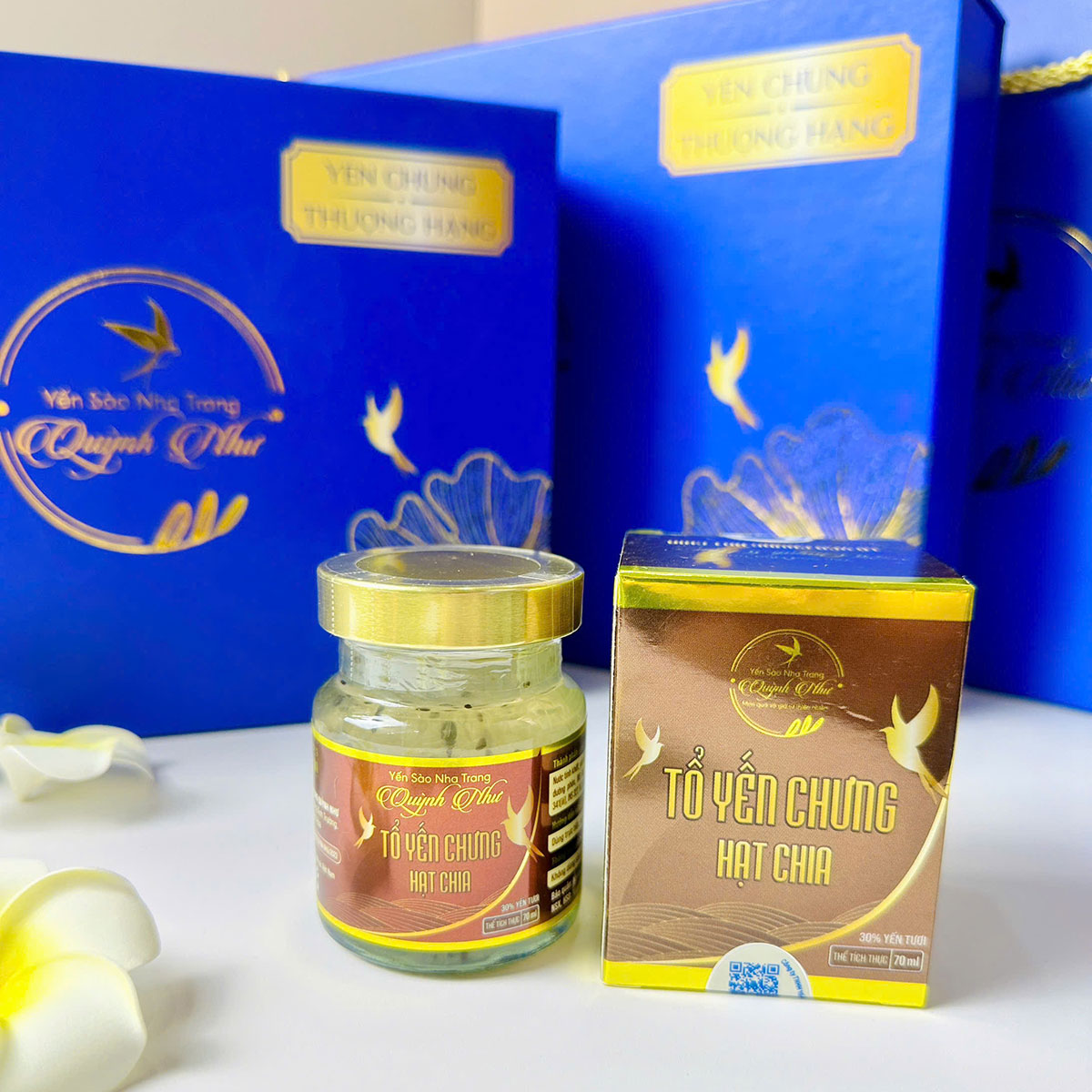 Hũ yến chưng hạt chia 30% yến tươi