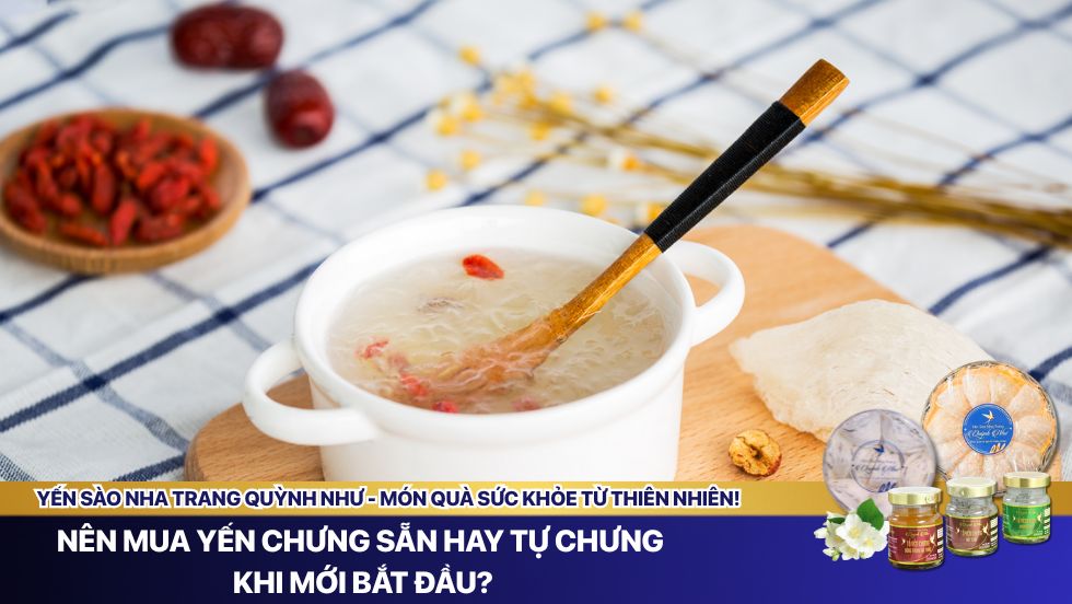 Mua yến chưng sẵn hay tự chưng
